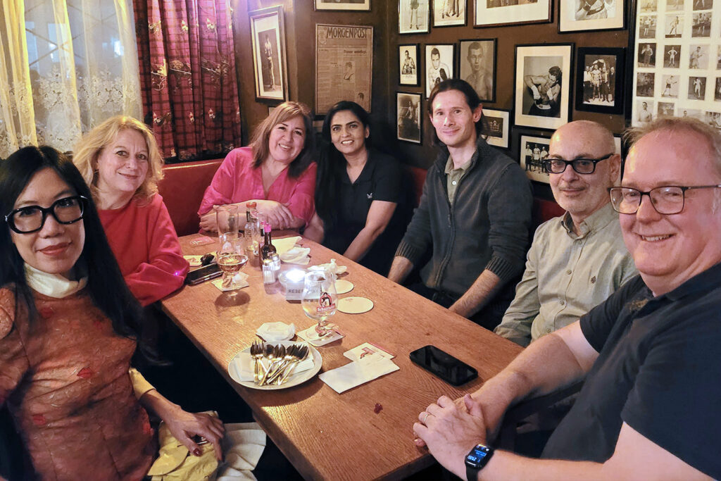 Gemeinsames Dinner nach dem Plugfest 2025 in Berlin