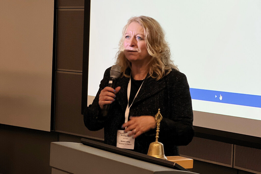 Nicole Ludwig beim Plugfest in Berlin 2025