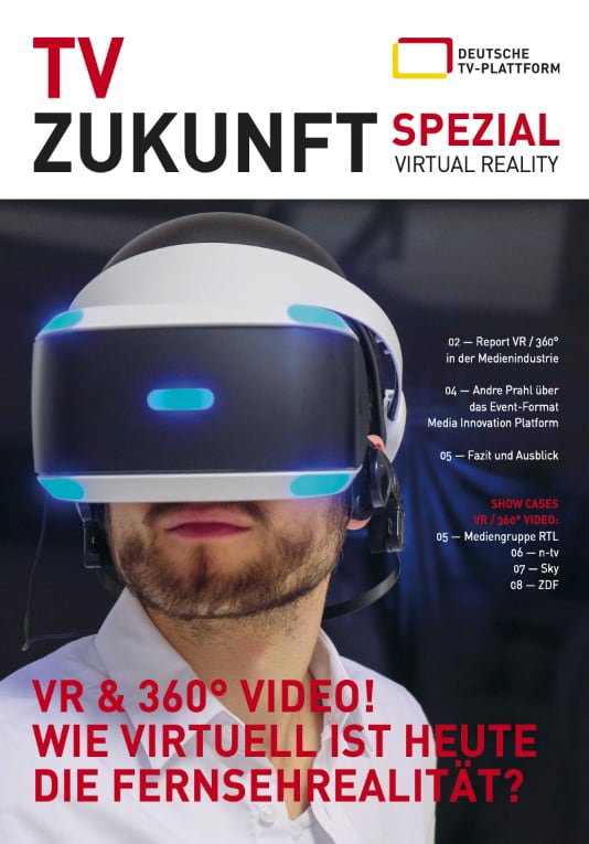 TV-Zukunft Spezial Cover zu VR in der TV-Branche