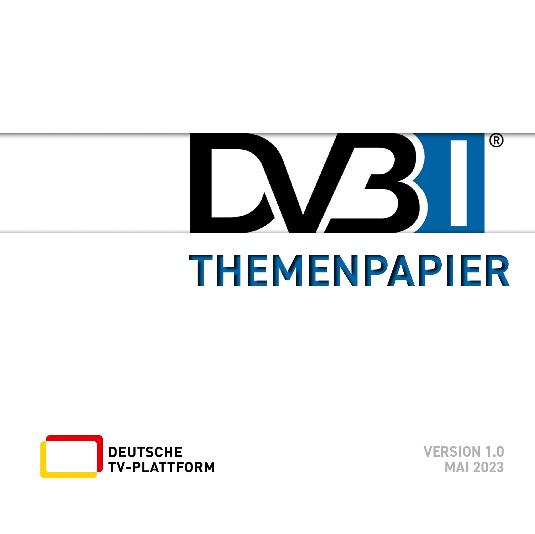 Cover von DVBI Themenpapier als Whitepaper
