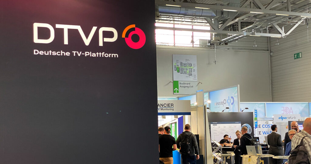 Messestand DTVP auf der ANGA COM 2026