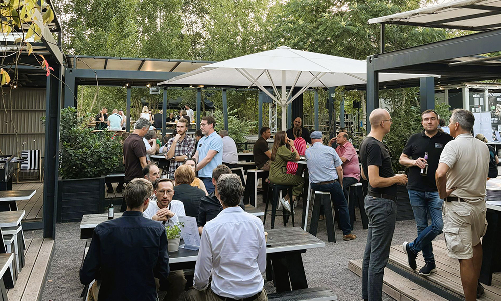 Summer Lounge der DTVP im BRLO Biergarten in Berlin