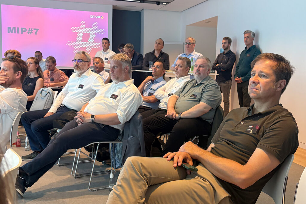 Auditorium während der MIP#7 von der DTVP