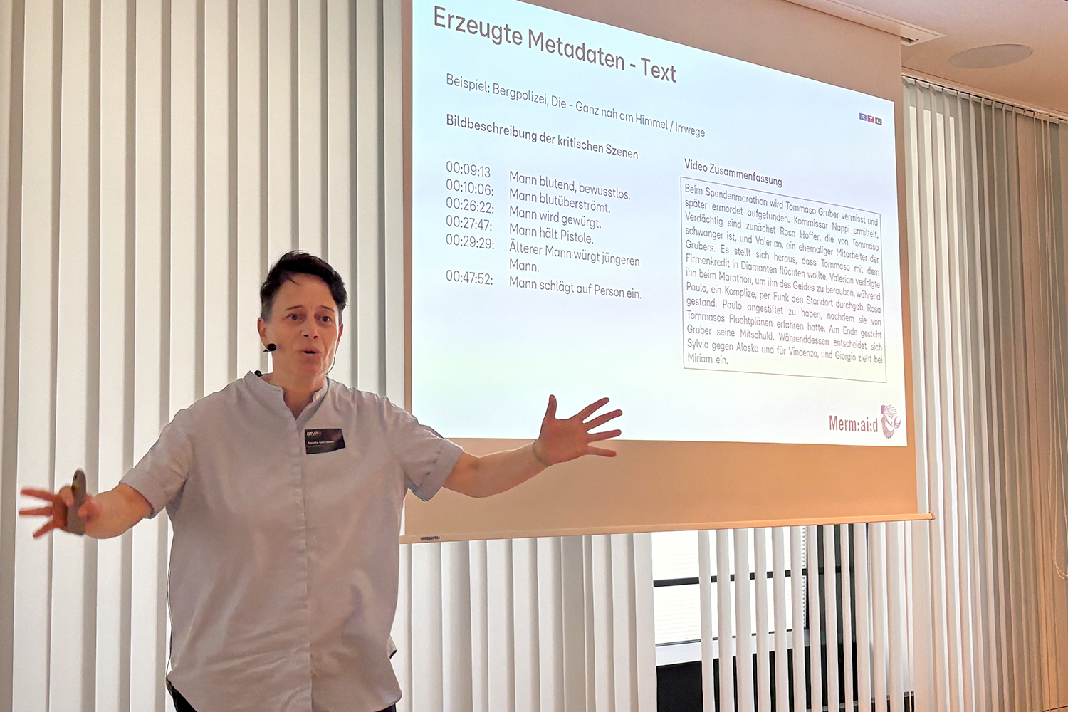 Daniela Hansjosten während der MIP#7 in Berlin